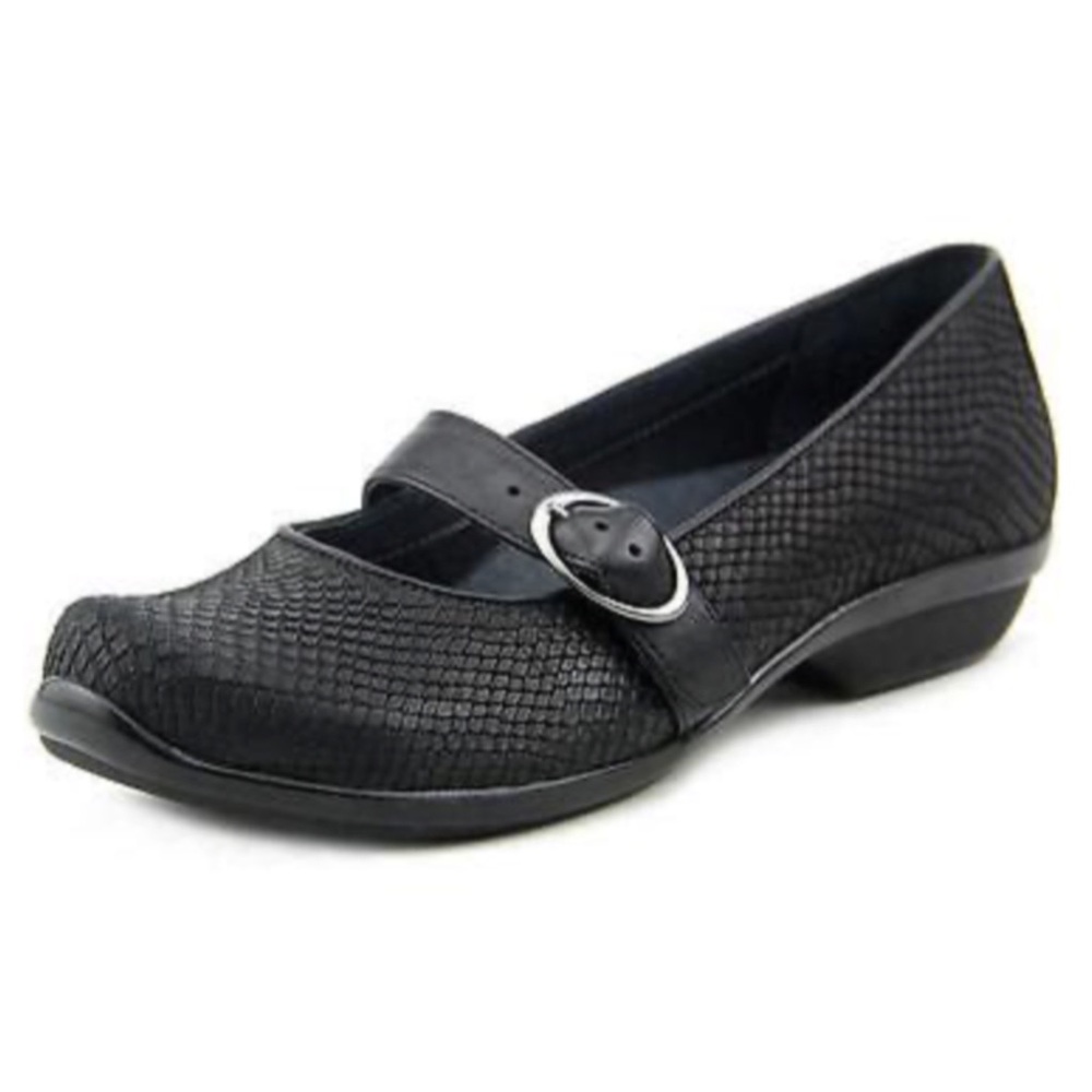 Dansko Orla Mary Jane Black Snake